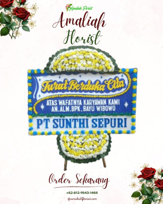 Papan Bunga Duka di Stm Hilir