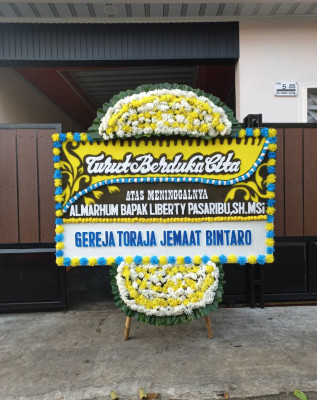 Papan Bunga Duka di Stm Hilir